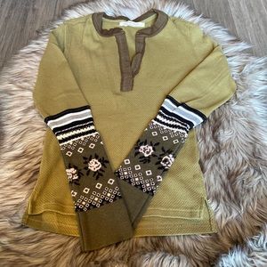 NWOT Free People Mikah layering cuff top